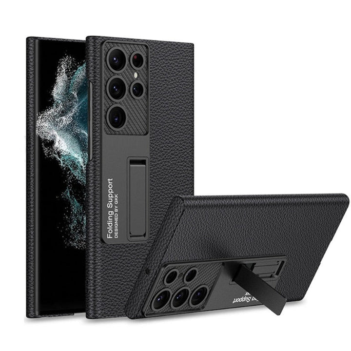 Lisslune | Luxurious, ultra-thin leather phone case, shockproof, for Samsung Galaxy 23