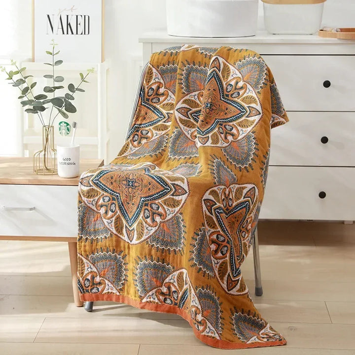 Lisslune | botanical print blanket