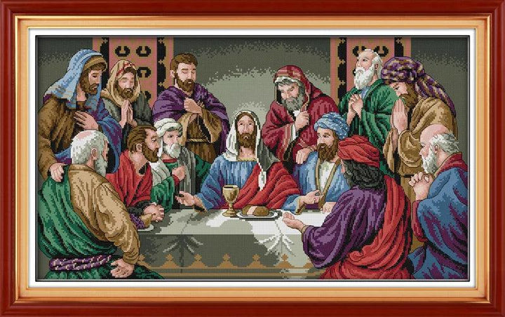 Lisslune | The Last Supper Cross-Stitch Craft Kit - Inspiring DIY Home Art Project