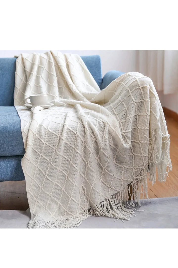 Lisslune | dune textured throw blanket
