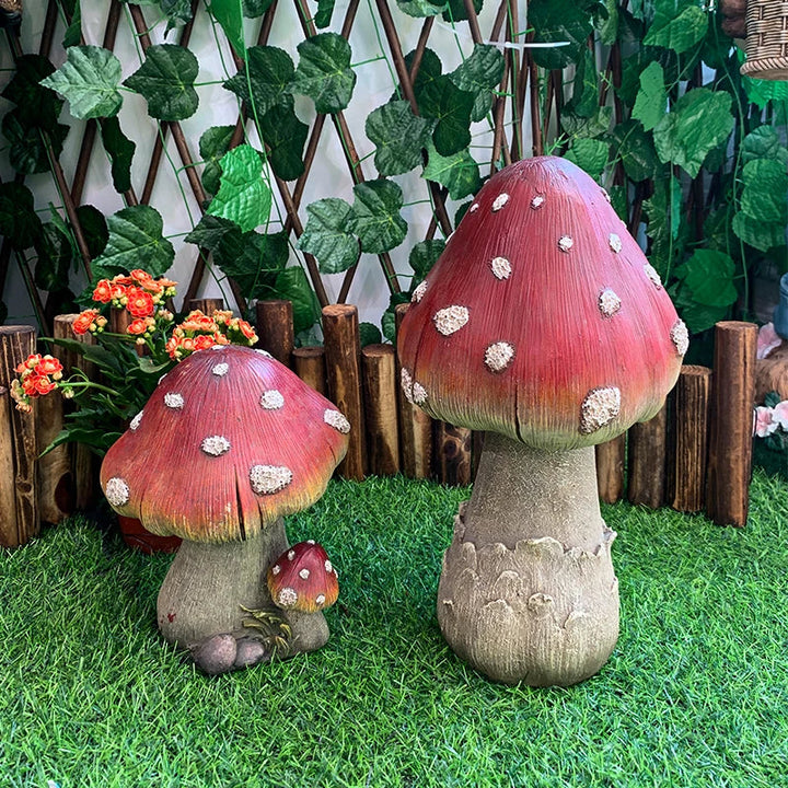 Rynx | Creative Mushrooms Outdoor Garden Decoration for Lawn and Kindergarten Landscaping