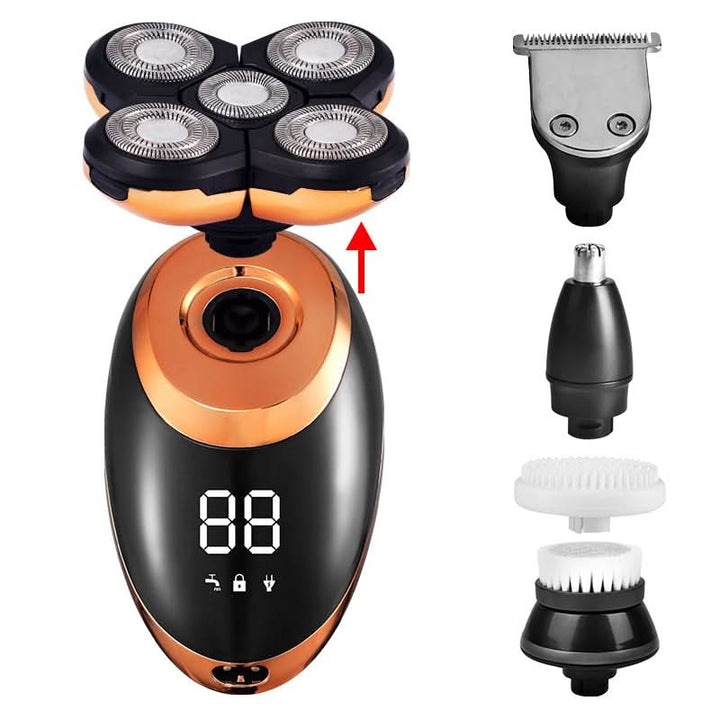 Lisslune | Waterproof Electric Men’s Shaver with 5 Heads