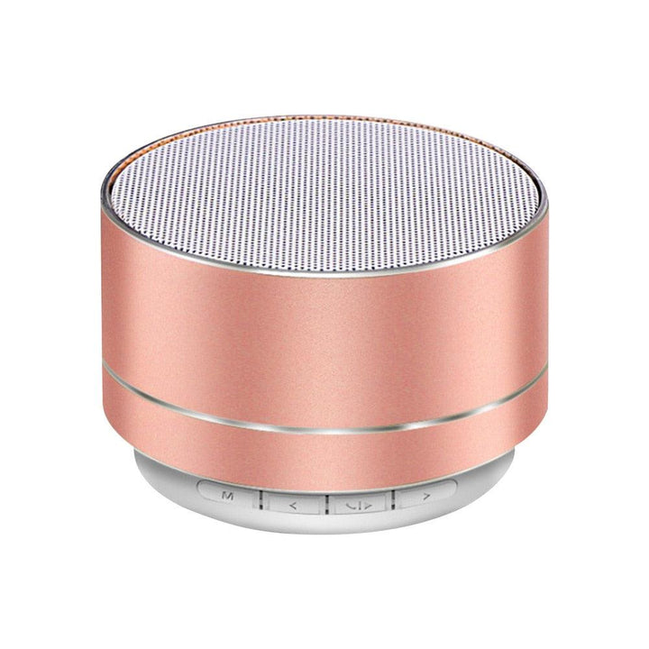 Lisslune | Compact Steel Gun Mini Bluetooth Speaker - Powerful Portable Subwoofer with Wireless Audio and Hands-Free Function
