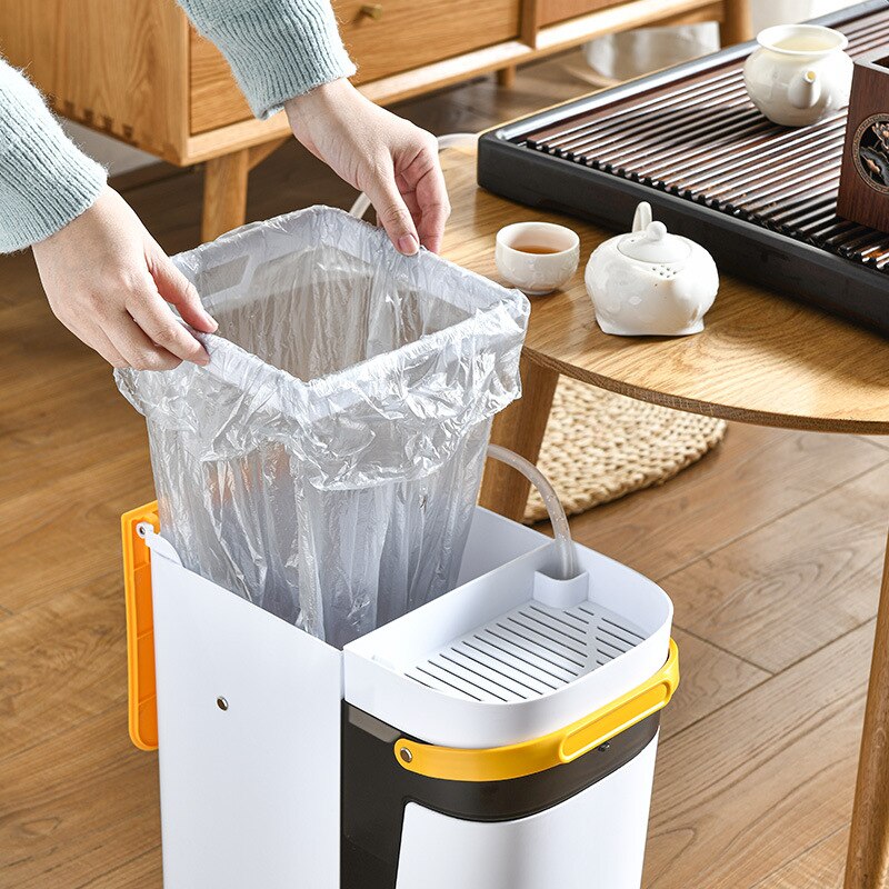 Lisslune | 2in1 Dry & Wet Storage Easy Trash Can
