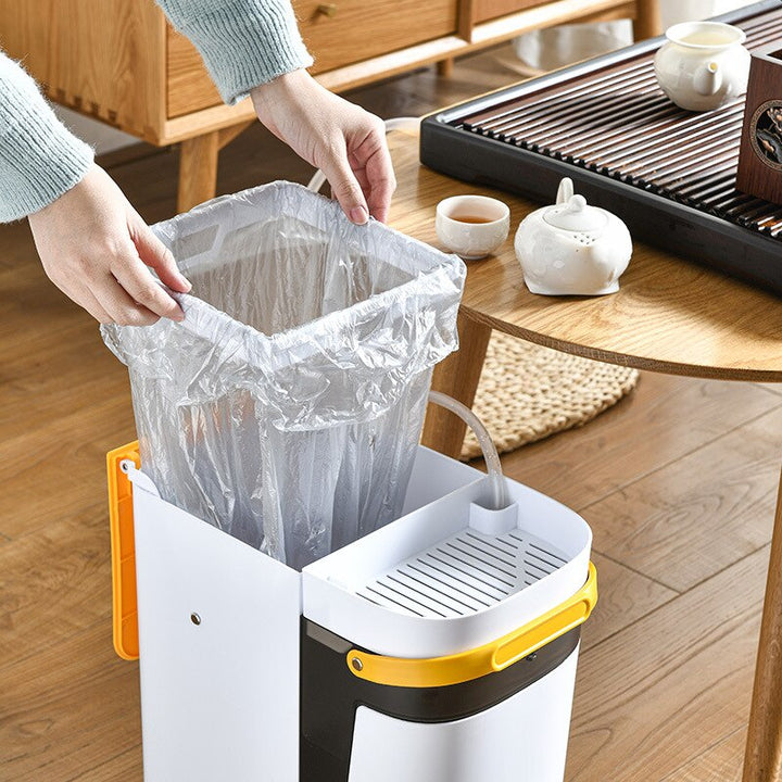 Lisslune | 2in1 Dry & Wet Storage Easy Trash Can