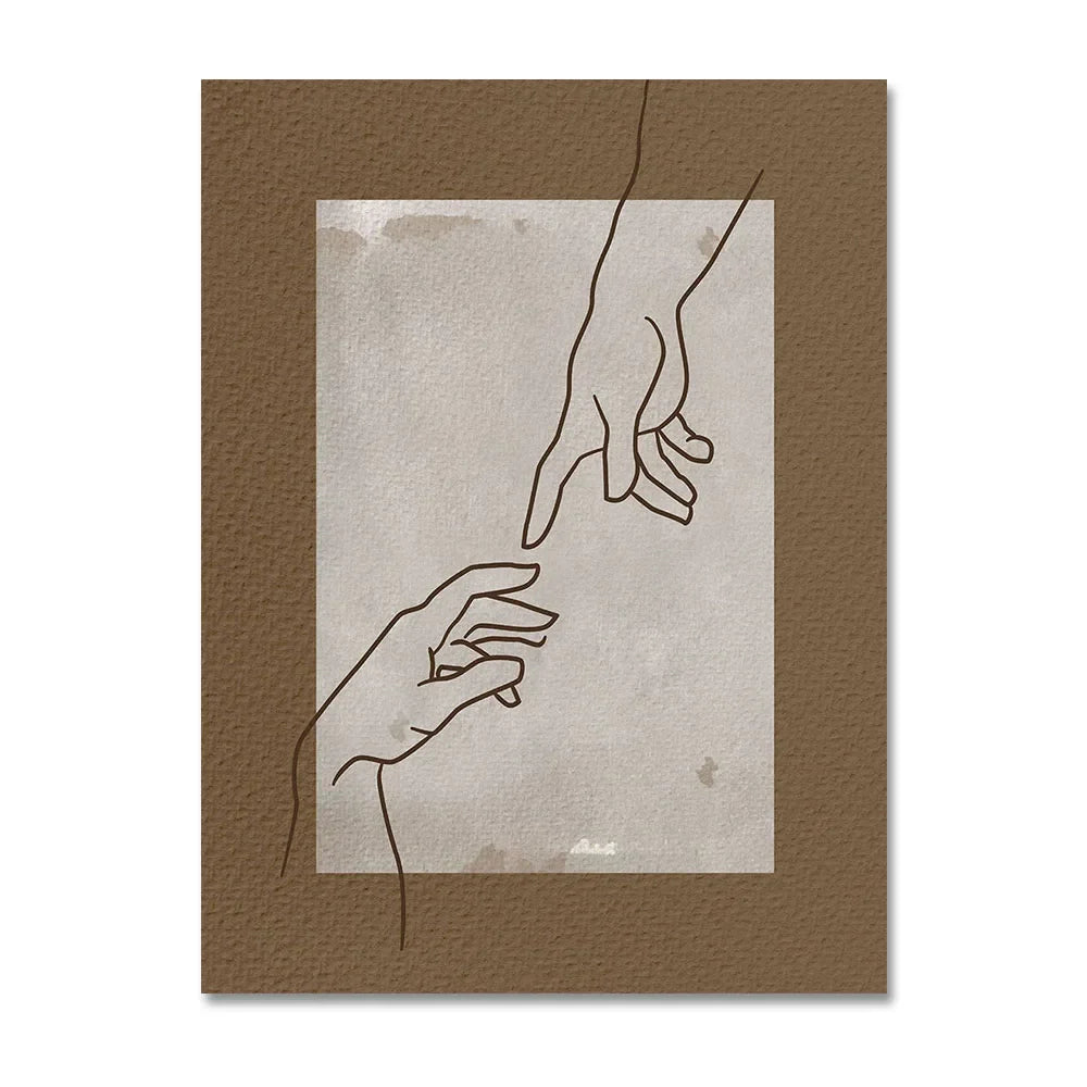 Lisslune | Line Canvas Poster