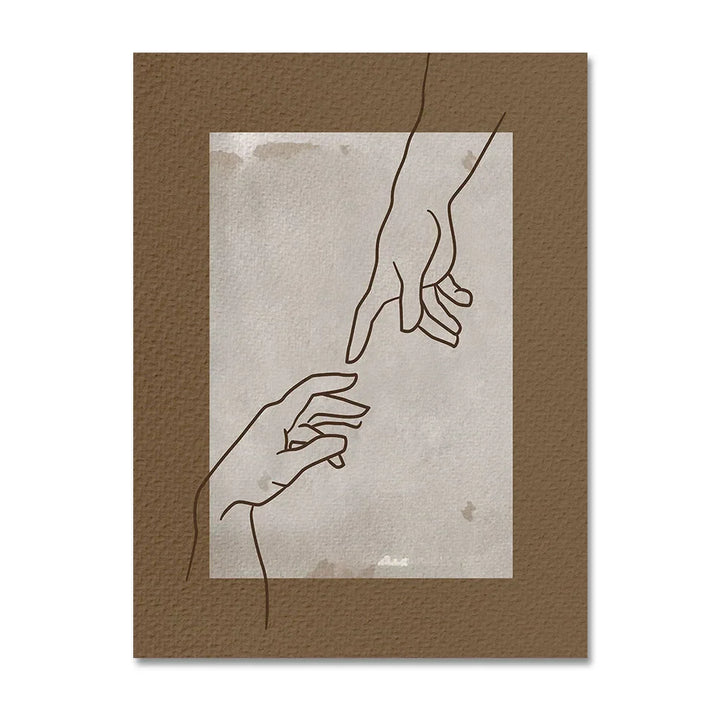 Lisslune | Line Canvas Poster