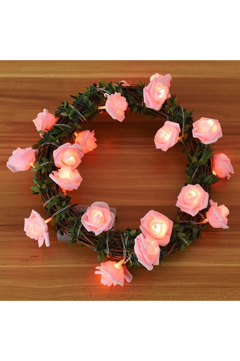 Lisslune | white rose light garland