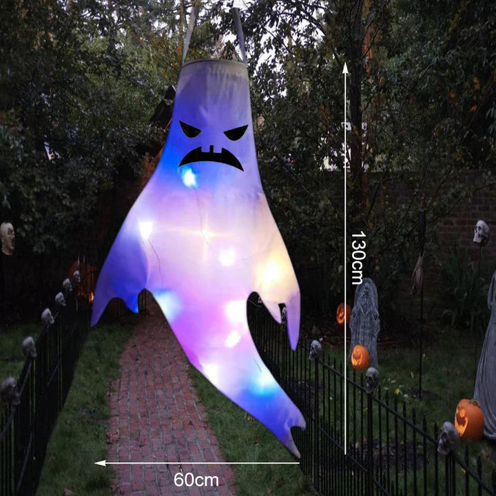 Rynx | Halloween LED Light Hanging Ghost For Halloween Party Home Outdoor Indoor Decoration Large Glowing Creepy Lamp Horror Props