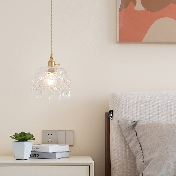 Lisslune | LumiGlace – Elegant pendant lamp with clear crystal glass design for discerning interiors