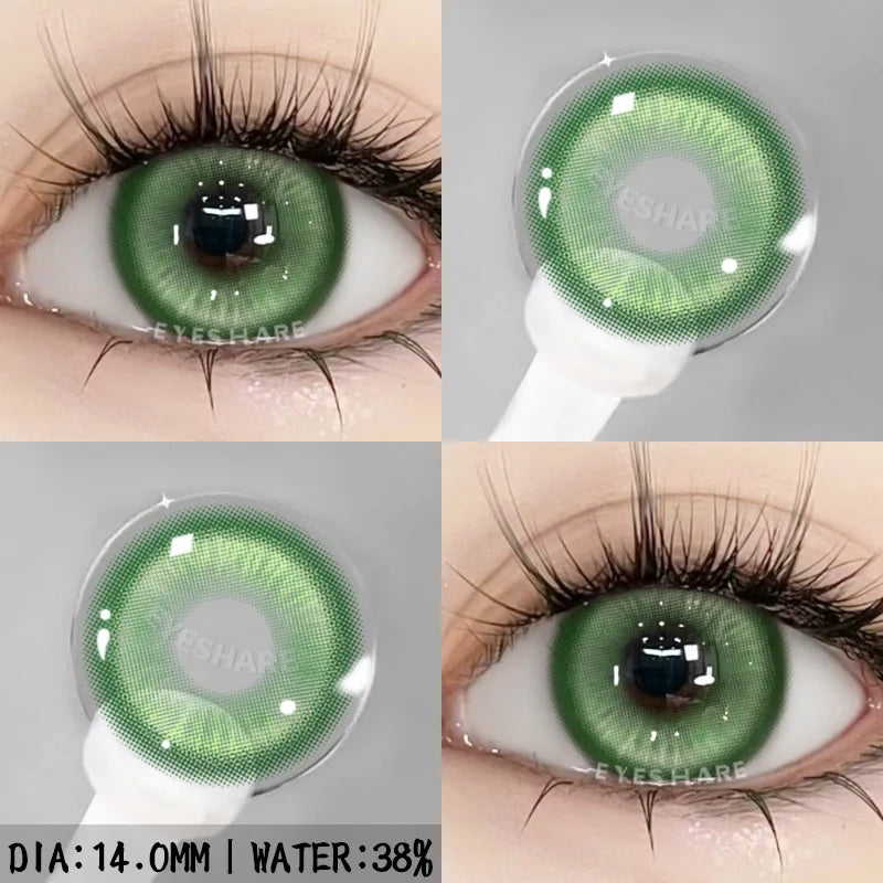 Rynx | 1 Pair purple lenses for eye color contact lenses anime pink lenses blue pupils for eyes Y2K lenses for natural eyes