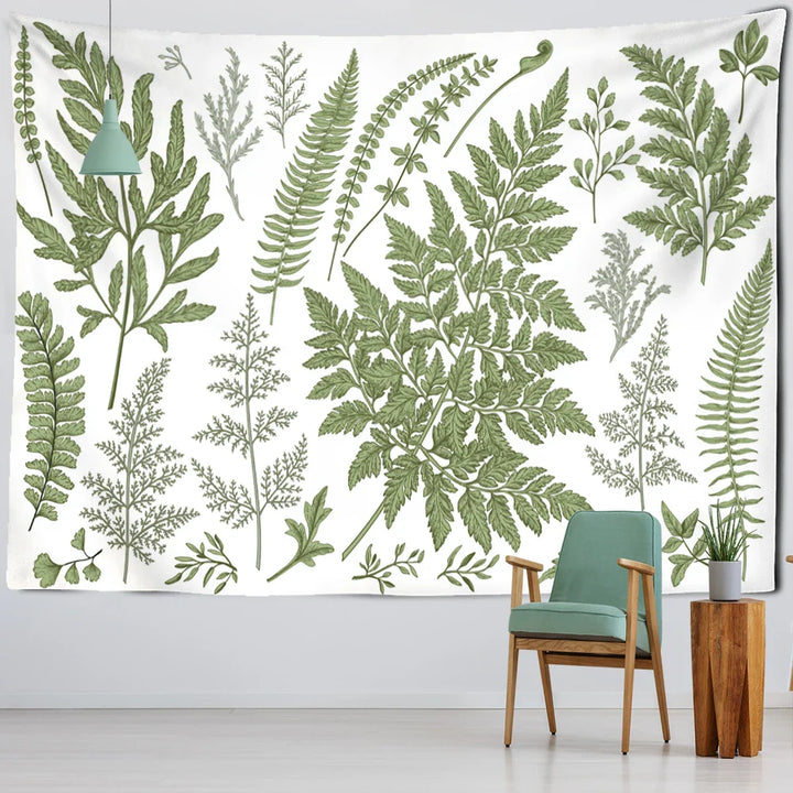 Lisslune | Ferns Nature Wall Tapestry