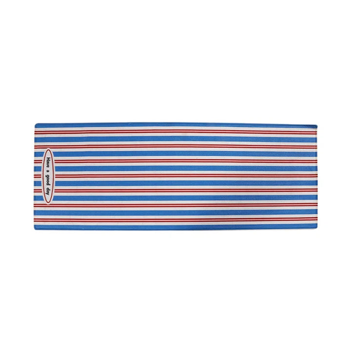 Rynx | Long stripe bedroom rug geometric bedside mat soft living room wallpaper floor corridor mat doormat aesthetic home decor
