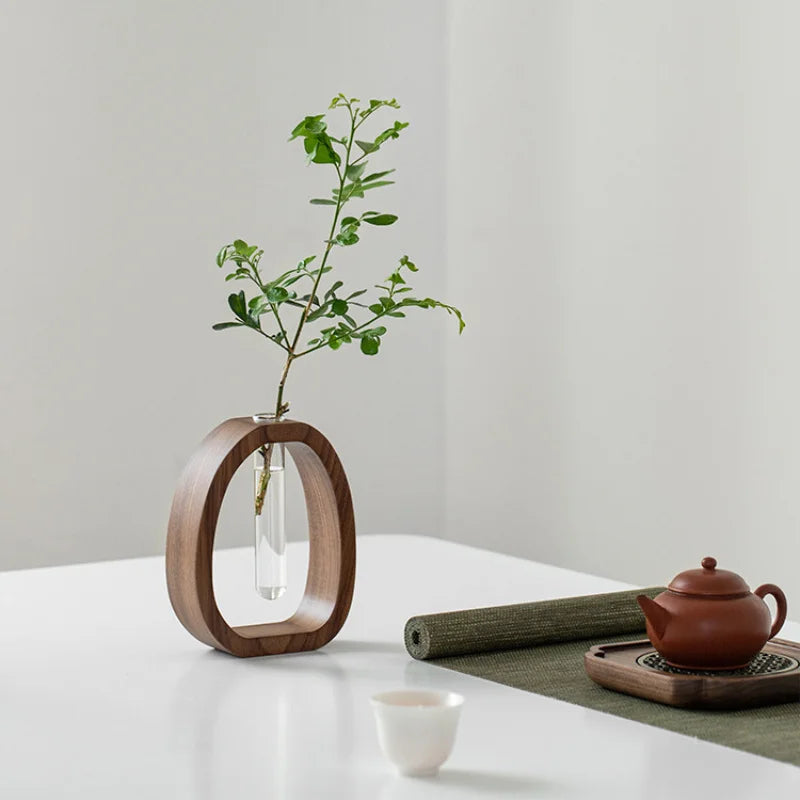 Lisslune | Nordic Style Oval Frame Tube Vase