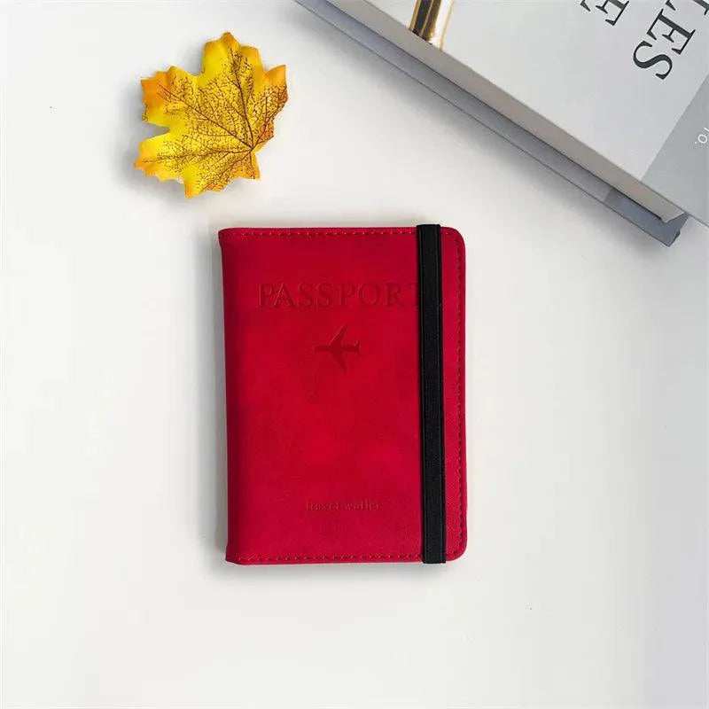 Lisslune | Stylish Genuine Leather RFID Passport Holder for Trendy Travelers