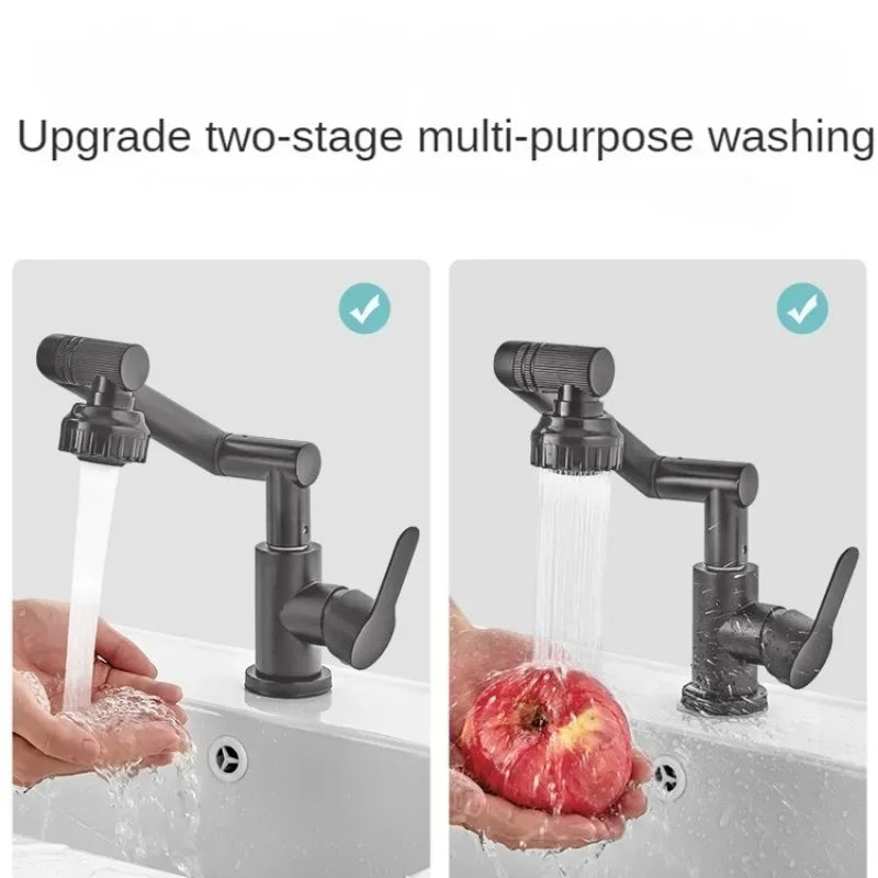 Lisslune | Spray water protected mechanical universal swivel arm faucet