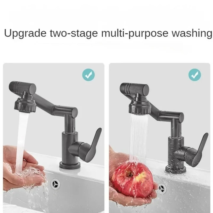 Lisslune | Spray water protected mechanical universal swivel arm faucet