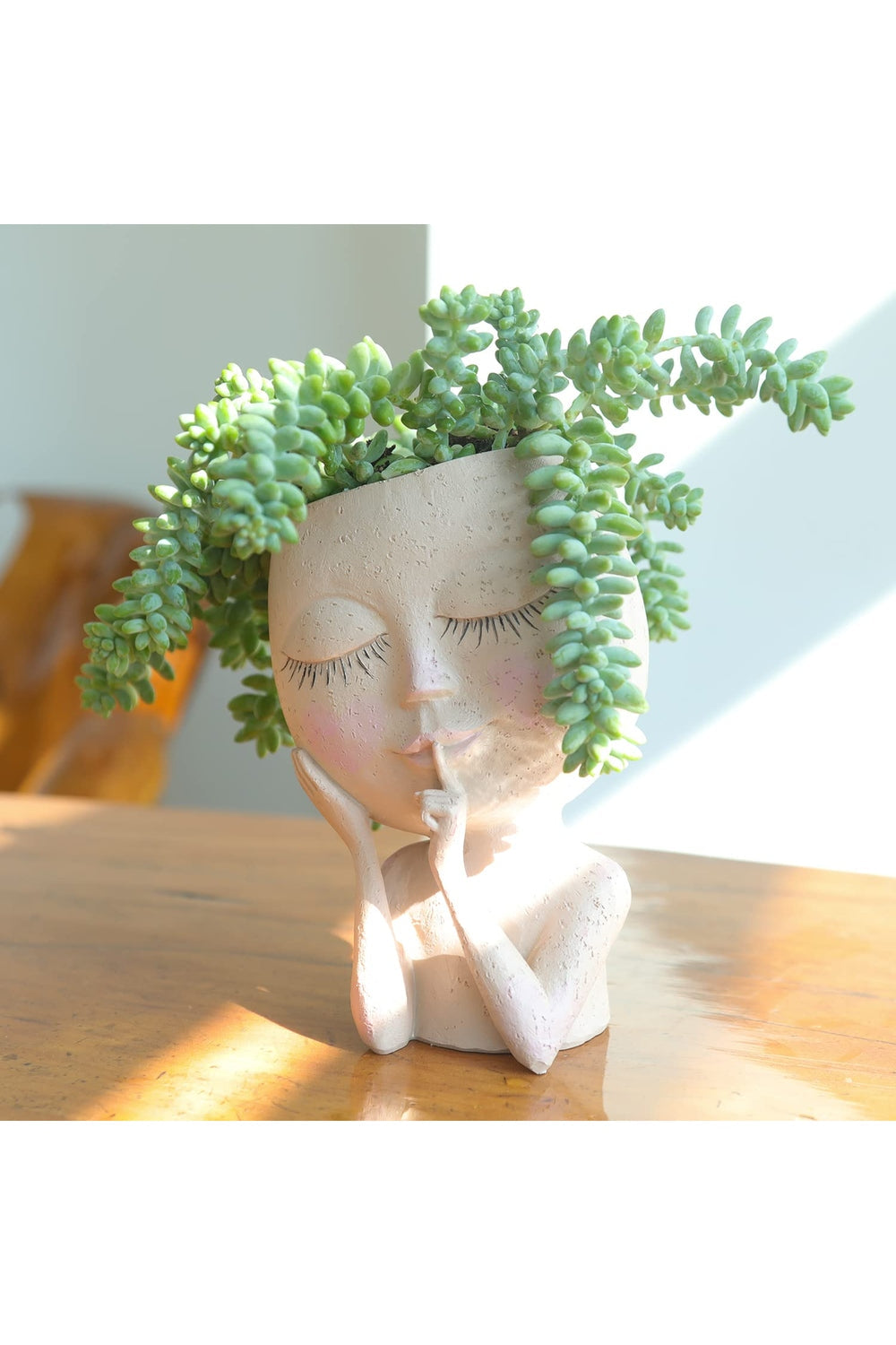 Lisslune | Resin Head Plant Holder