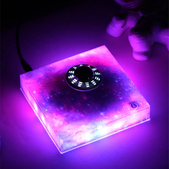 Lisslune | Magnetic Levitating Spaceship Rotating LED Night Lamp