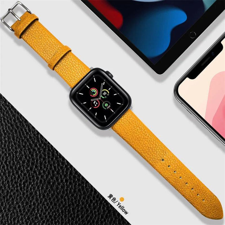 Lisslune | Crumb Glitter Leather Apple Watch Band - Luxe Sparkle Strap