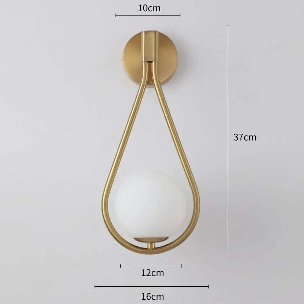 Lisslune | Drop Luxury Glass Balls Wall Lamp