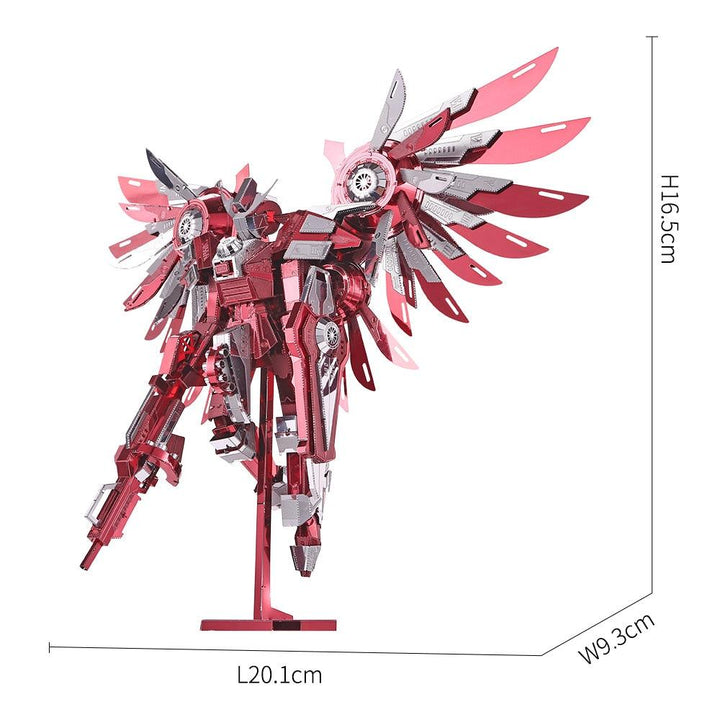 Lisslune | Metallic Thunder Wing 3D Puzzle Kit - Creative DIY Model for Teens and Adults