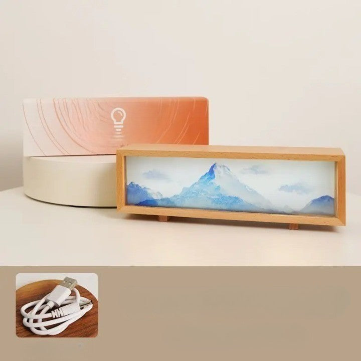 Lisslune | Dream Aura Interactive Desktop Artsy Canvas Lamp