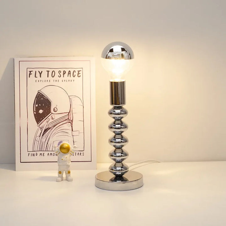 Lisslune | LumiSphere – Modern table lamp with shade made of mirror glass