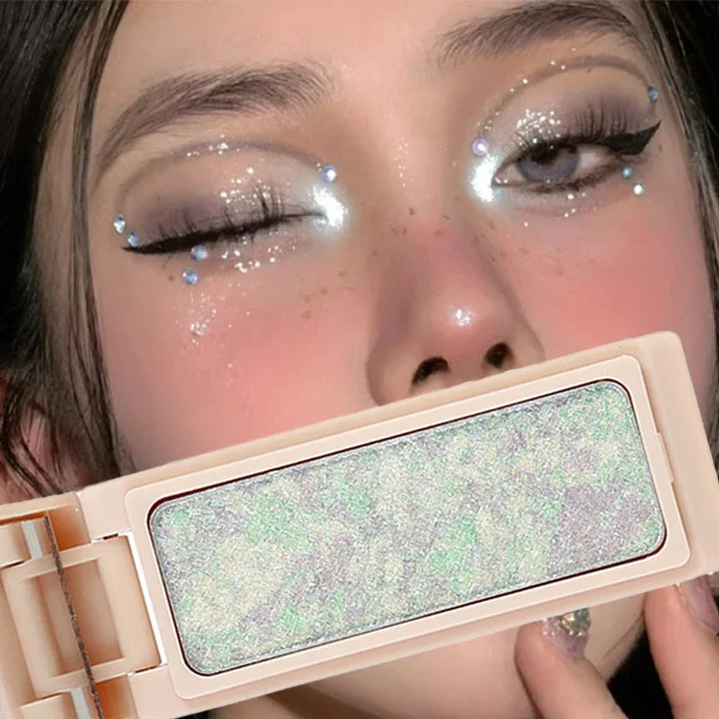 Rynx | Mashed Potatoes Texture Glitter Eyeshadow Long-lasting Waterproof Shimmer Eye Shadow Makeup Pearl Eyeshadow Pigment Korean Makeup