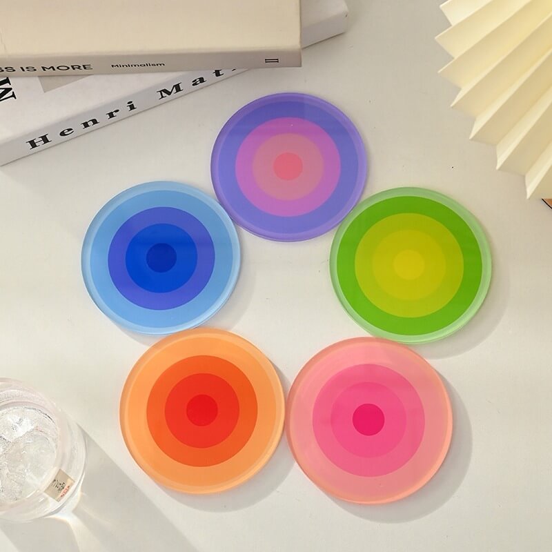 Rynx | Round Gradient Acrylic Coaster