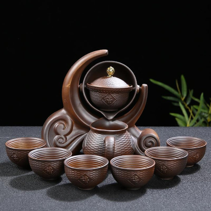 Lisslune | Ceramic Charm Far East Style Semi-Automatic Teapot