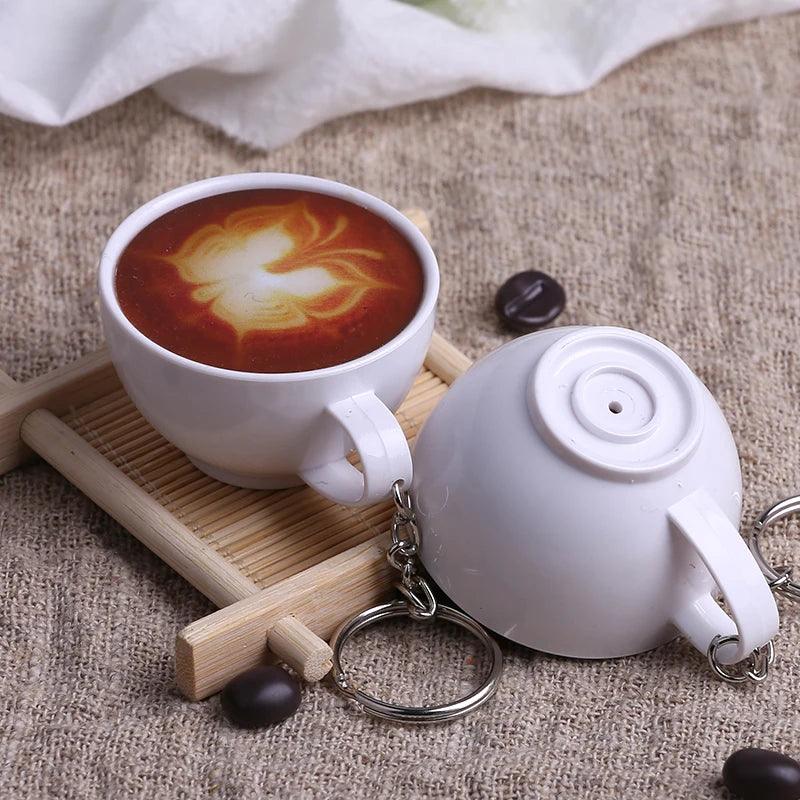 Lisslune | Charming miniature resin coffee and tea cup display model for playful decoration