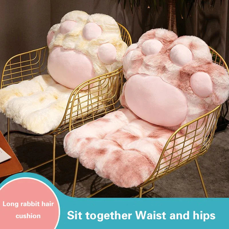 Lisslune | Cozy Cat Paw Plush Seat Pillow