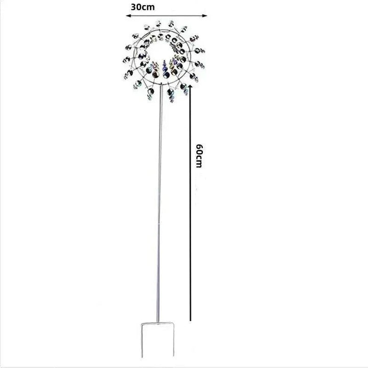 Lisslune | Windmill Spinner | Unique wind-powered garden decor made of metal