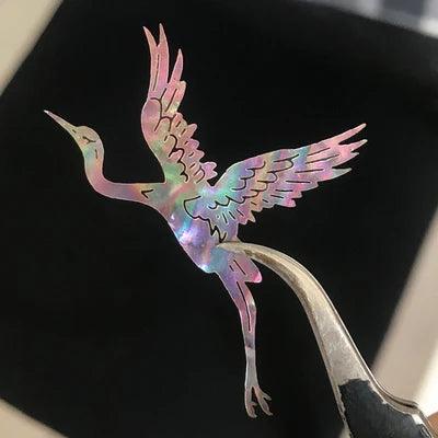 Lisslune | Iridescent Abalone Shell Art Flakes for Creative Masterpieces