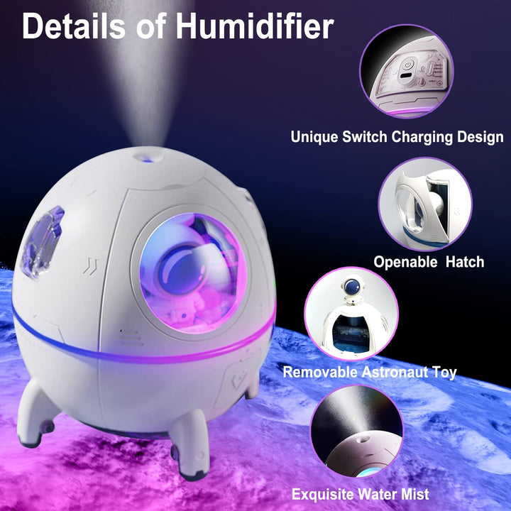Lisslune | Universe Flow Ultrasonic Astronaut Humidifier