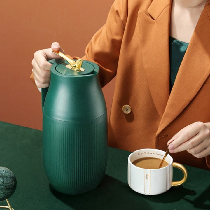 Lisslune | ThermoMax | Large Minimalist Insulated Stainless Steel Bottle – Double Wall Thermal Flask