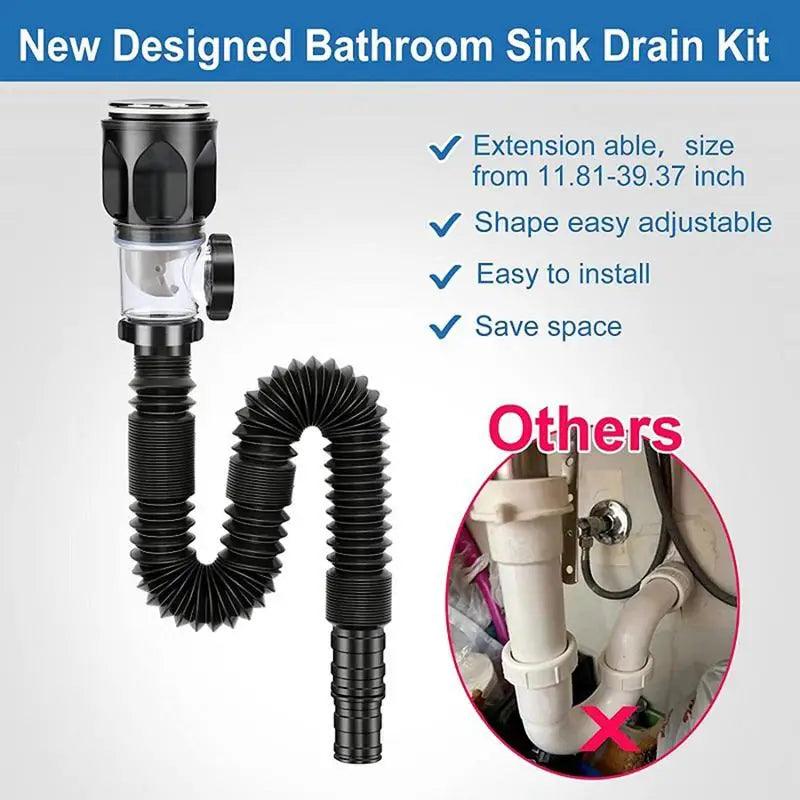 Lisslune | Innovative Flexible Drain Pipe System for Kitchen and Bathroom Solutions