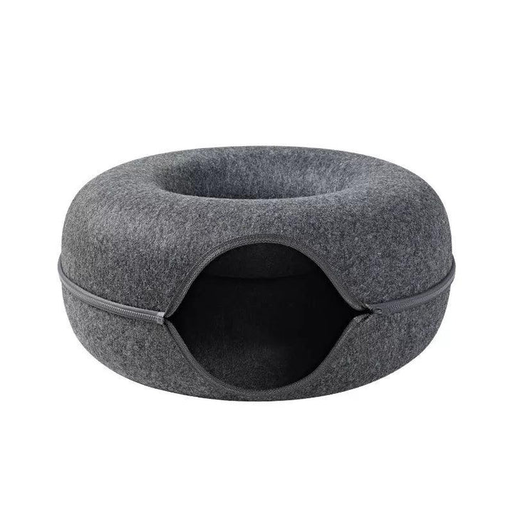 Lisslune | Purrfect Play & Relax Tunnel Bed - Interactive Cat Retreat
