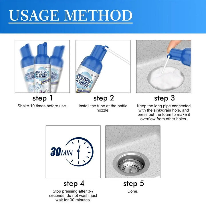 Lisslune | Kitchen Guard Multi-Purpose Pipe Foam Cleaner Spray