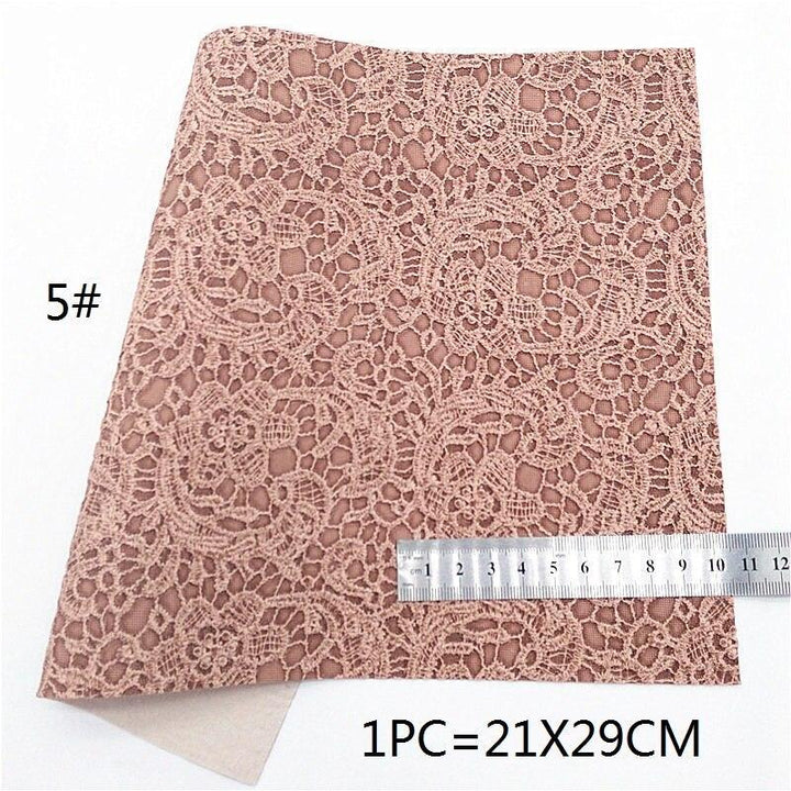 Lisslune | Sparkling Rose Gold Glitter Leather Craft Sheet - Transform Your DIY Projects with Elegance