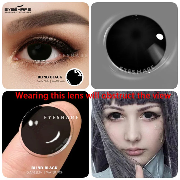 Rynx | Colorful Contact Lenses for the Eyes 1 Pair Cosplay Anime Lens Yearly Cosmetic Contact Lenses Halloween Lenses Beauty Makeup
