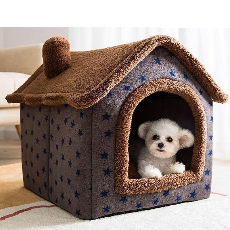 Lisslune | Luxurious Arctic Plush Travel Bed for Small Pets - Ultimate Comfort and Portability