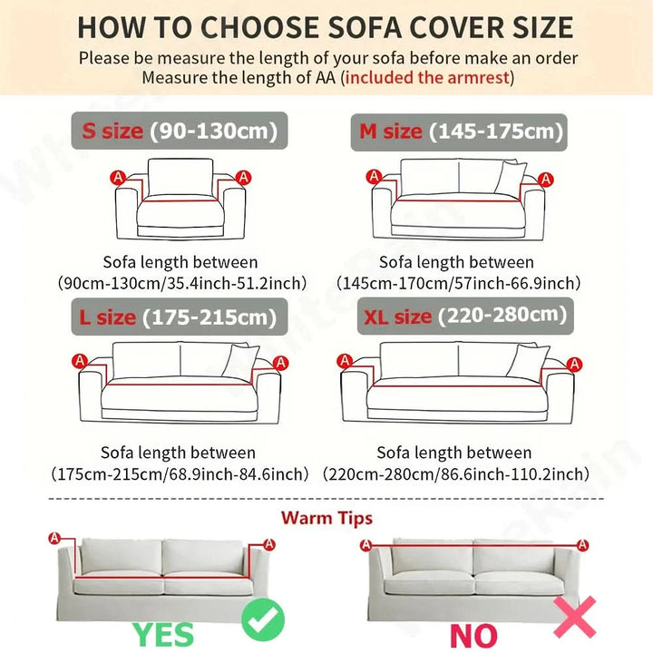 Lisslune | CouchWrap - lightweight and non-slip sofa cover