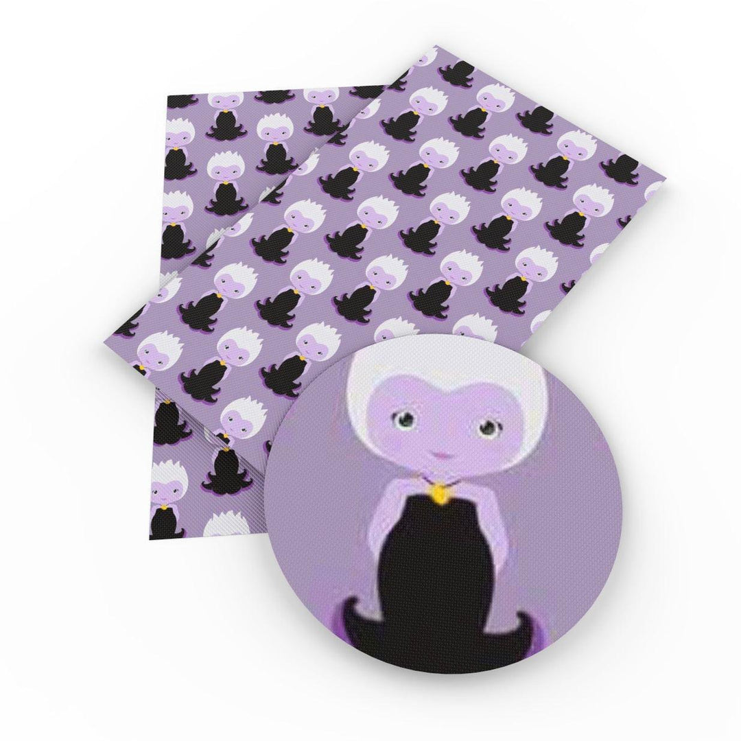Lisslune | Playful Halloween Witch Synthetic Leather Craft Sheets Set - Creative Art Supplies