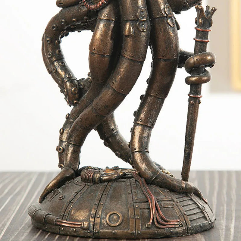 Lisslune | Steampunk Octopus Mechanical Traveler Figurines Home Decors