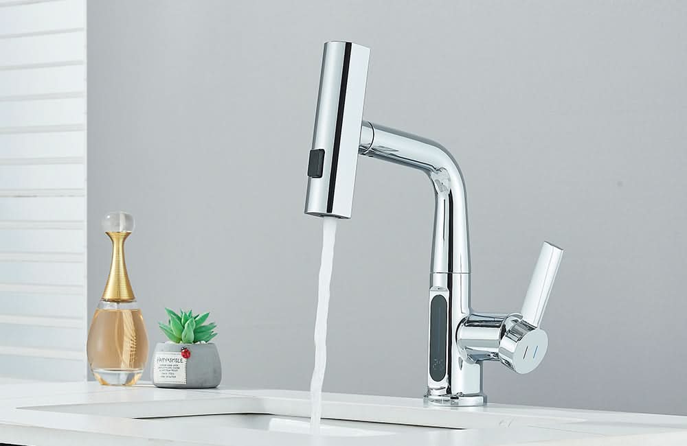Lisslune | LUXOR - Modern digital washbasin tap
