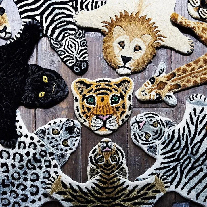 Rynx | ECO friendly material artificial animal carpet luxury living room decorative rugs comfortable soft bedroom carpet balcony rugs Tapis IG