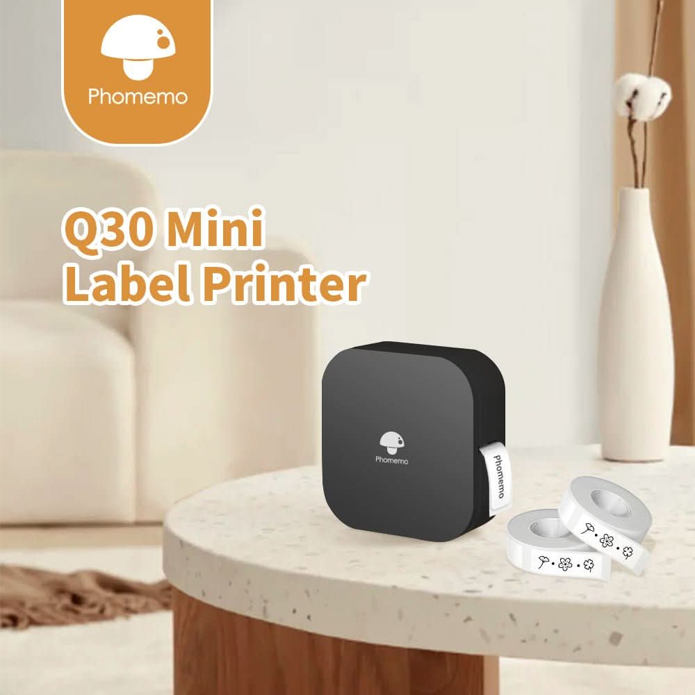 Lisslune | Portable Bluetooth thermal label printer with battery & 2–4 inch label width