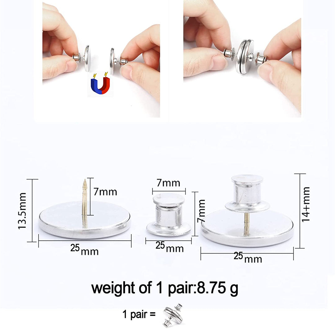 Lisslune | Magnetic Curtain Holder Clip Set